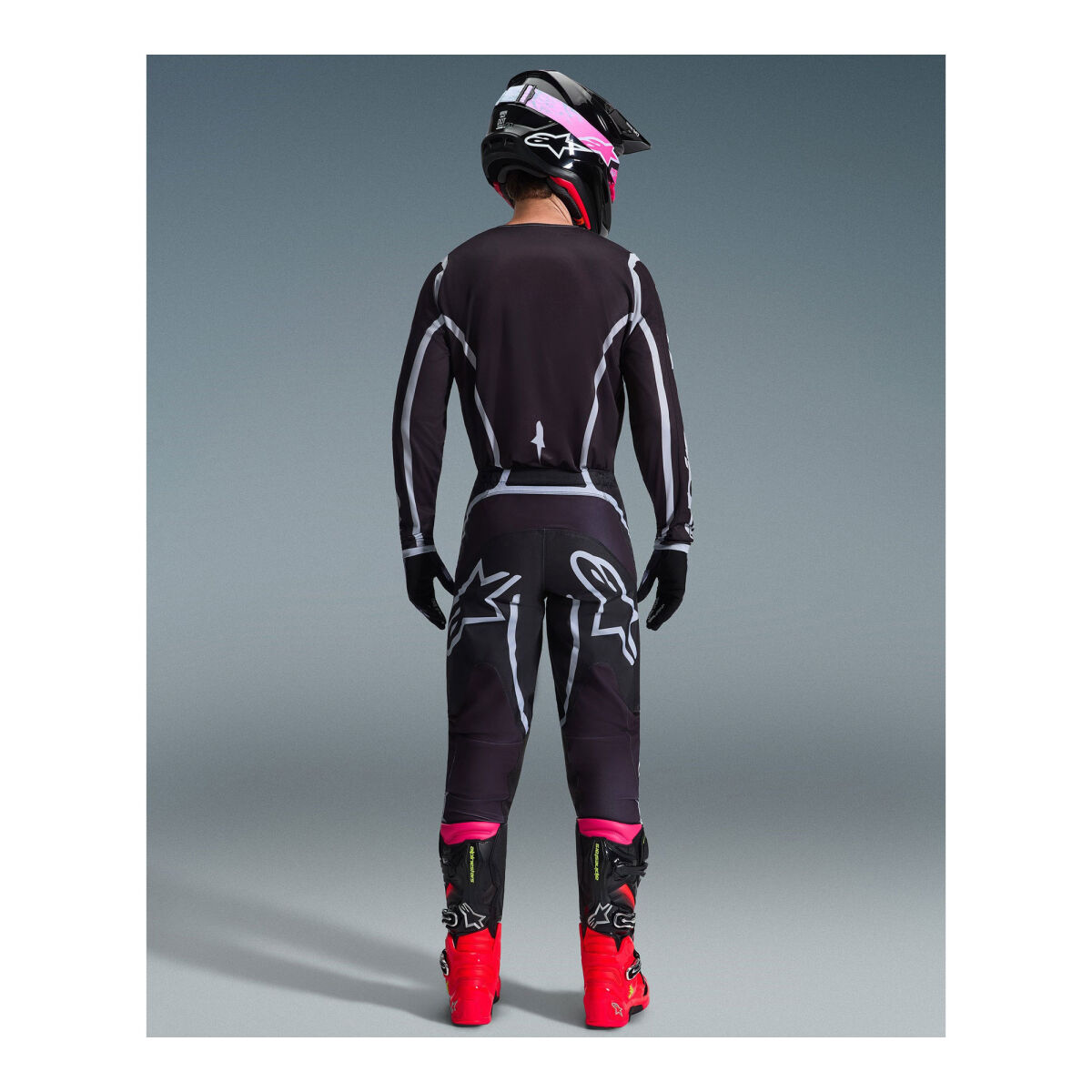 Alpinestars Fluid Apex Off-Road Motorcycle Jerseyi Black / Grey