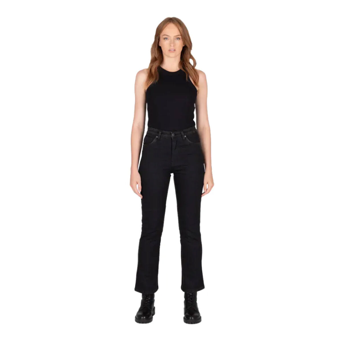 شلوار موتورسیکلت GARAJJ Knox Cartmel محافظ‌دار جین زنانه مشکی