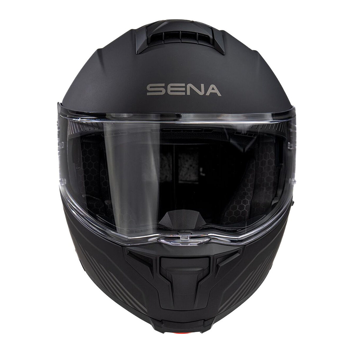 Sena Specter Smart Interkomlu Çene Açılabilir Motosiklet Kaskı Mat Siyah
