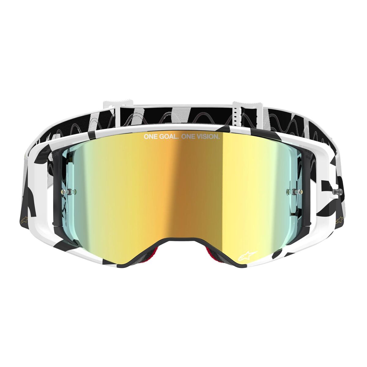 Alpinestars Supertech Corp Goggle Motocross Goggles White / Gold
