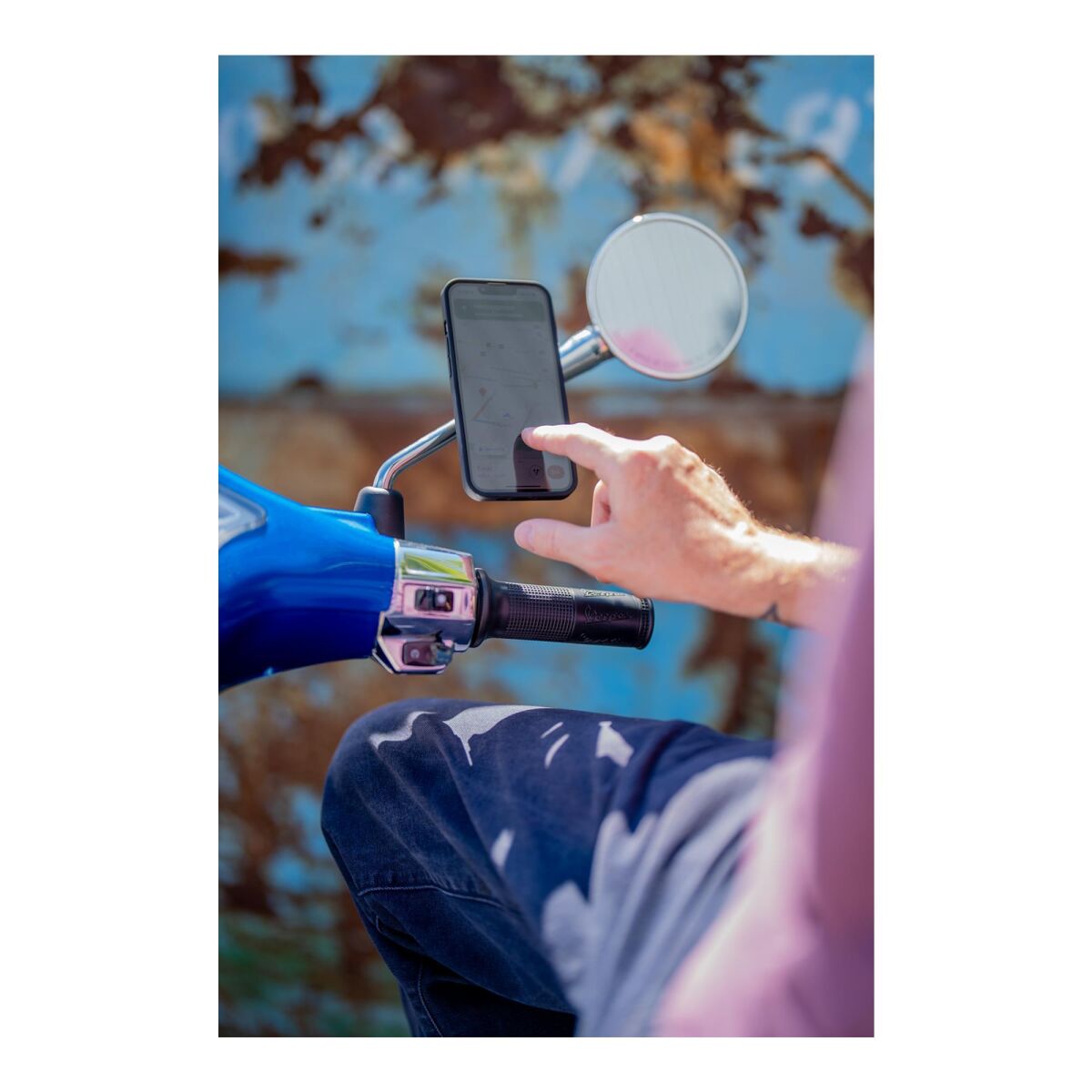 SP Connect C+ Universal Motorcycle Scooter Telefon Tutucu Seti