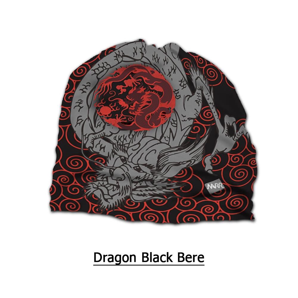 پوشاک روزمره موتور Narr Dragon Black کلاه بافتنی