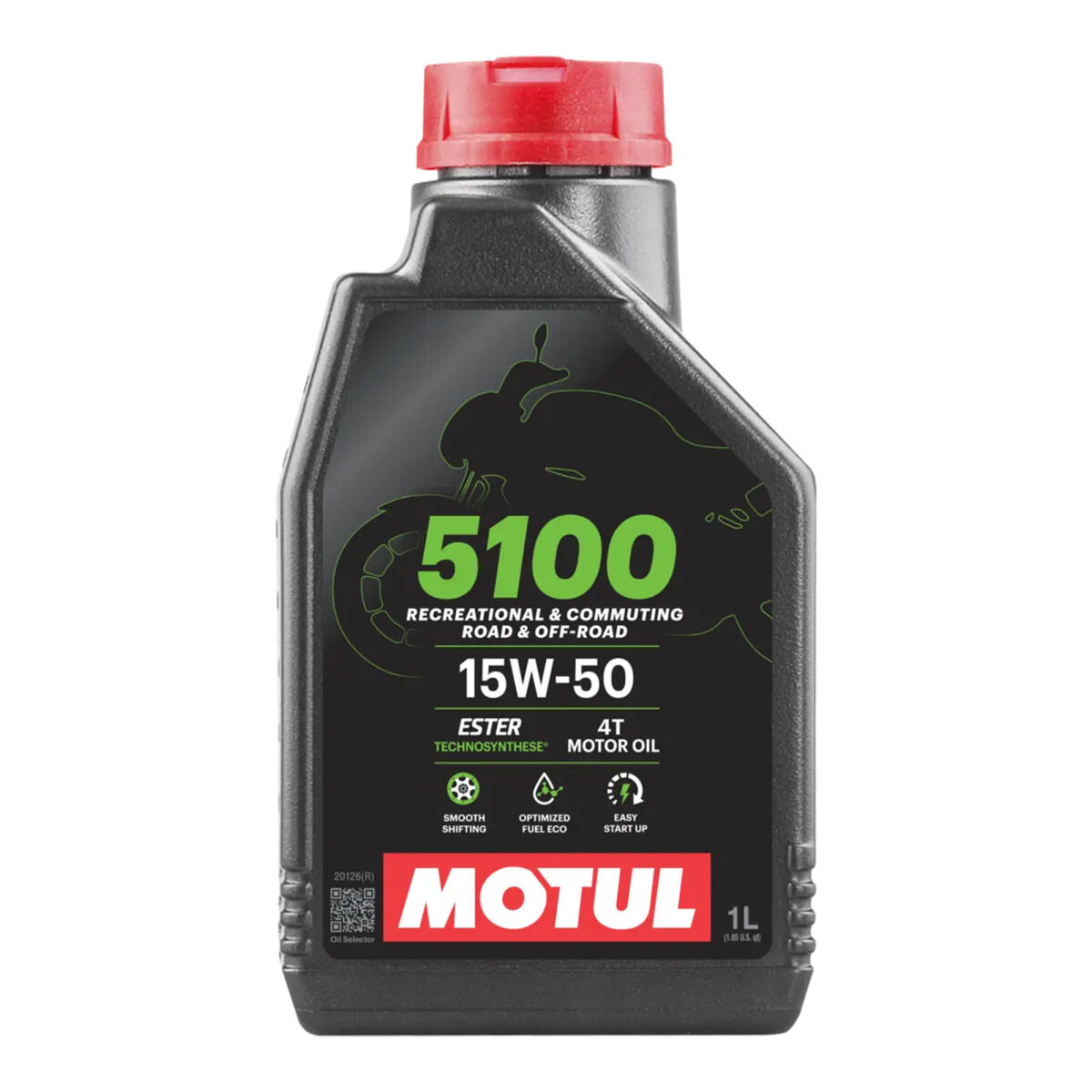 قطعات موتورسیکلت Motul 5100 15W-50 4T Motor روغن 1LT