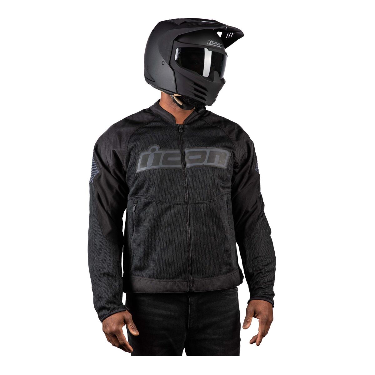 Icon Overlord 3 Mesh Protective Motorcycle Jacket Black