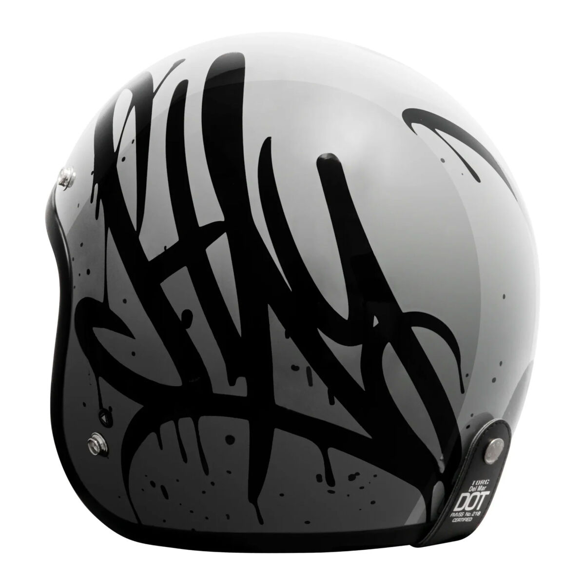 Torc T-50 Del Mar Wild One Açık Motosiklet Kaskı Gri / Siyah