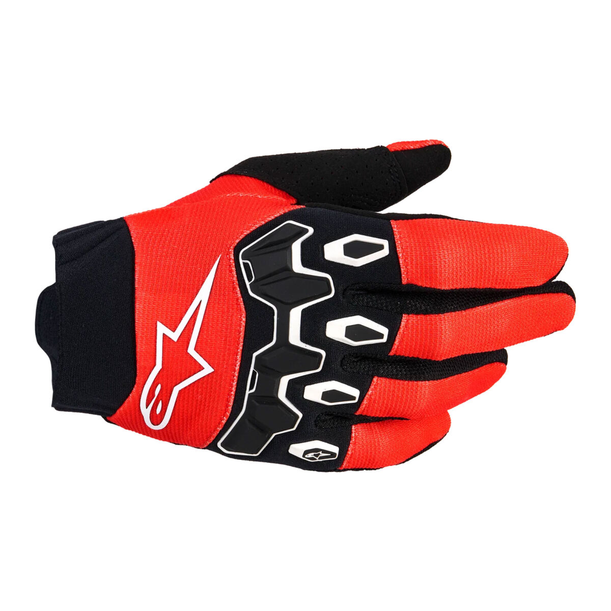 Alpinestars Full Bore V2 Çocuk Ve Genç İçin Kros Motosiklet Eldiveni Kırmızı / Siyah