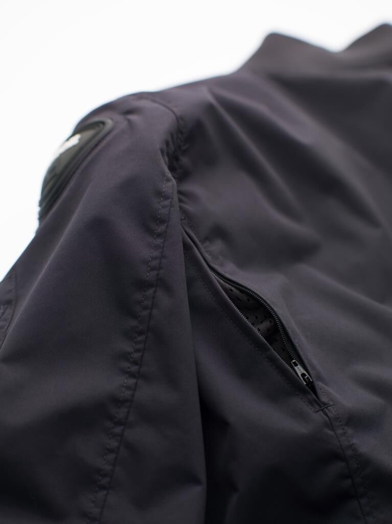 کاپشن موتورسیکلت Blauer Maverick محافظ‌دار آبی