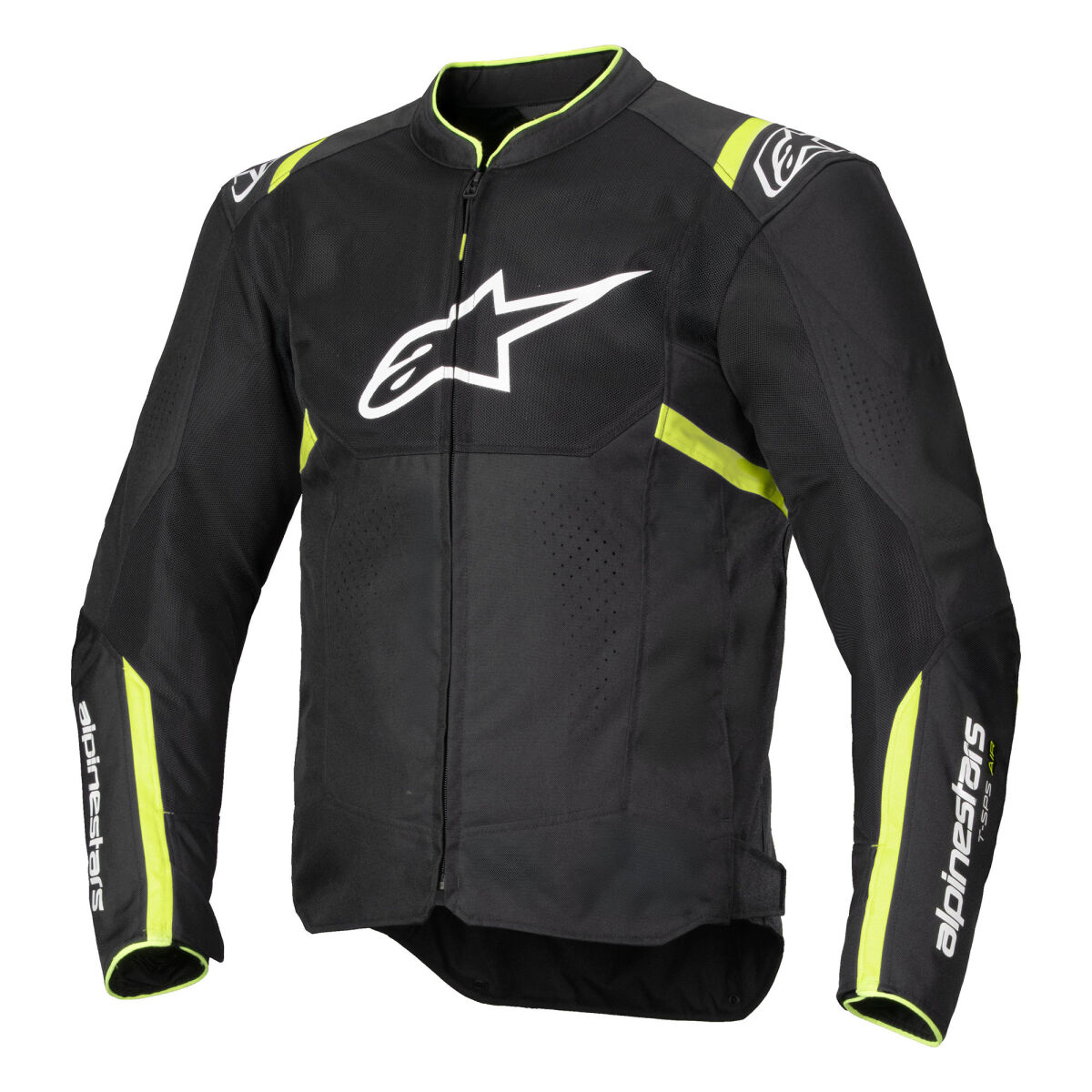کاپشن موتورسیکلت Alpinestars T-SPS Air V2 محافظ‌دار مشکی / زرد