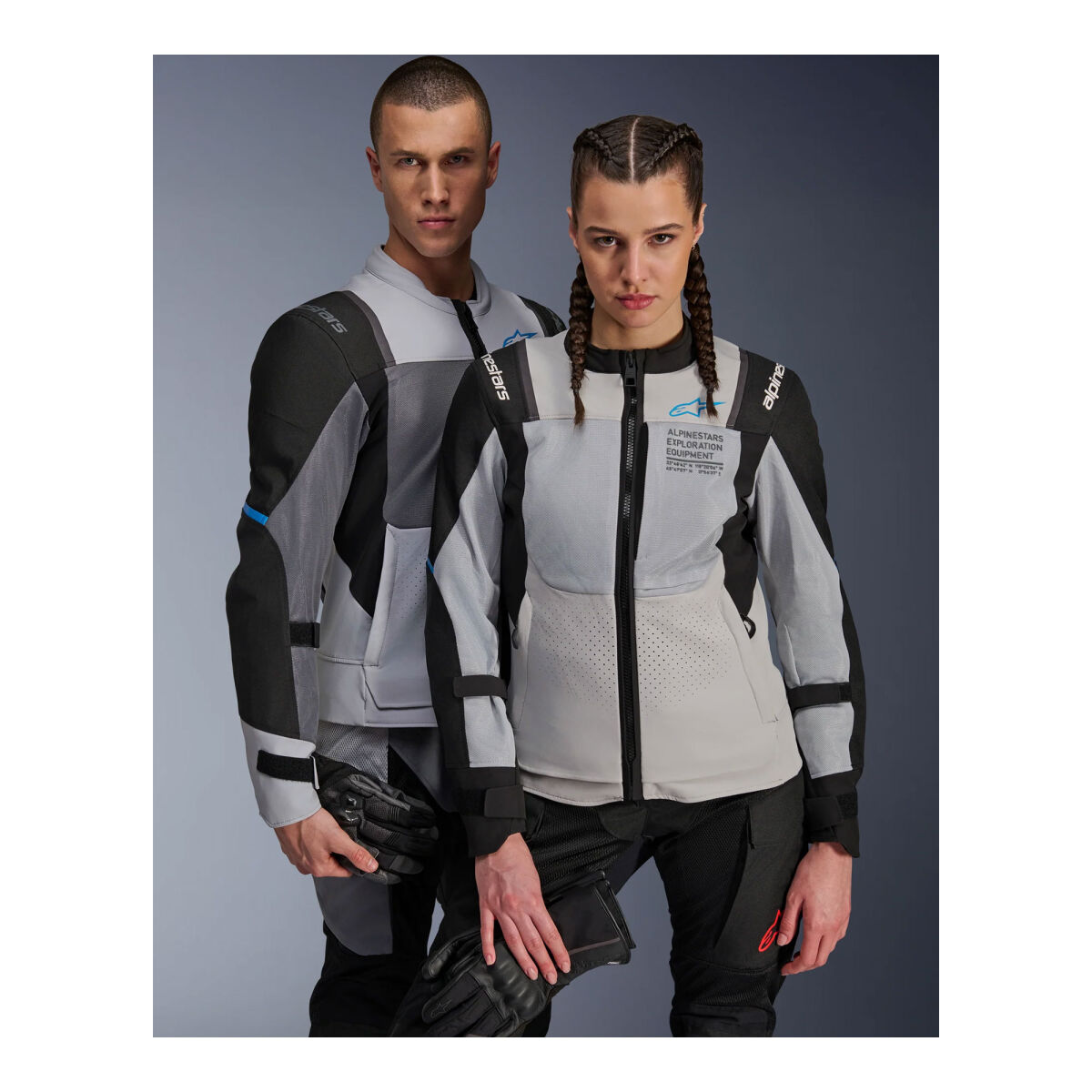 Alpinestars ST-2 Air Korumalı Motosiklet Montu Gri / Siyah
