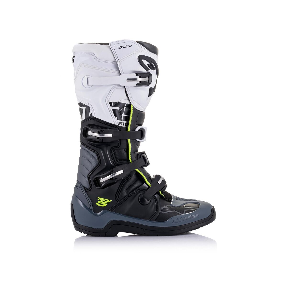 Alpinestars TECH 5 Kros Motorcycle Boot Black / Grey / White