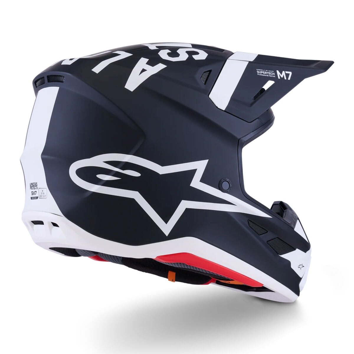 Alpinestars S-M7 Dasher Off-Road Helmet Black / White