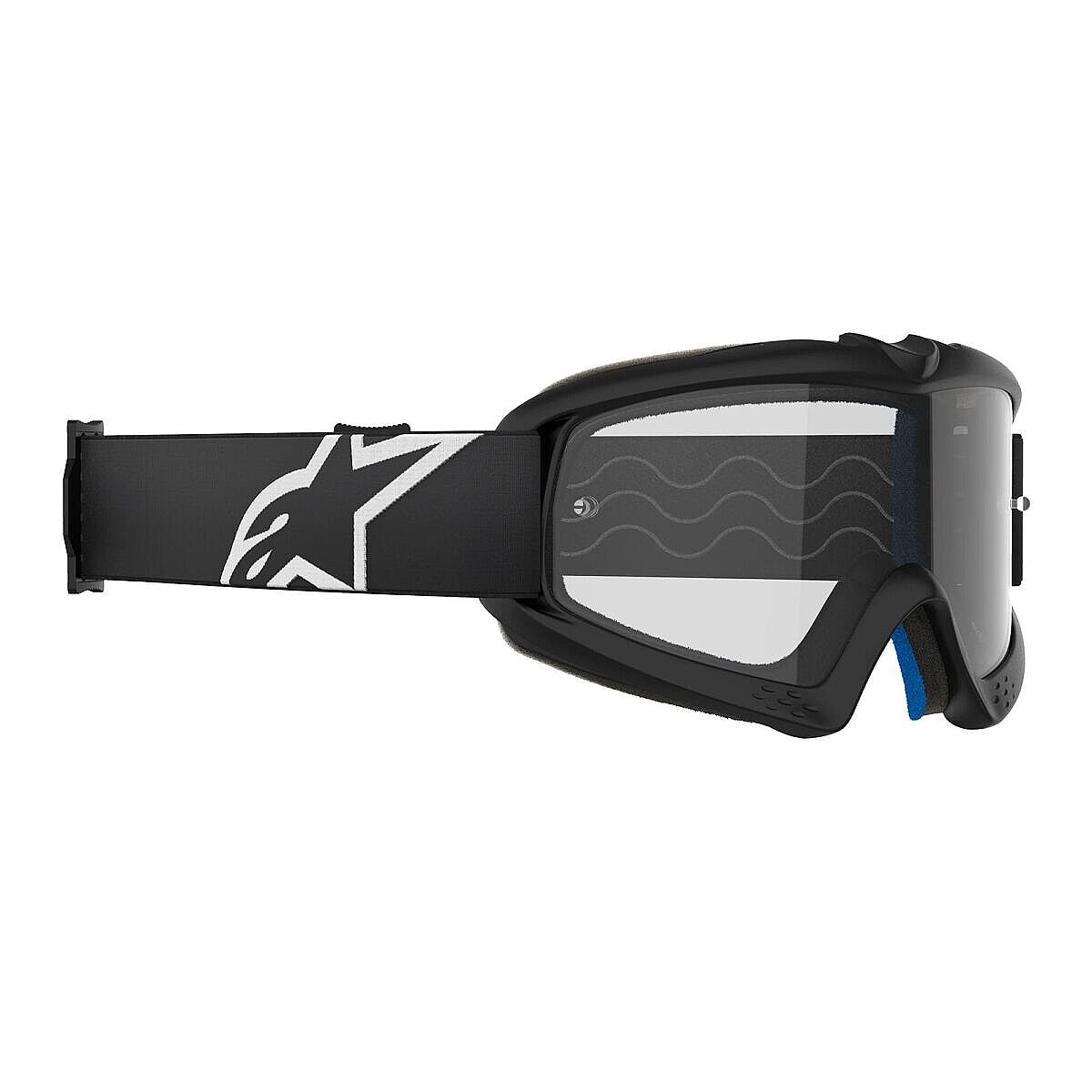 تجهیزات آفرود Alpinestars Vision Youth نوجوان / کودک عینک کراس عینک مشکی