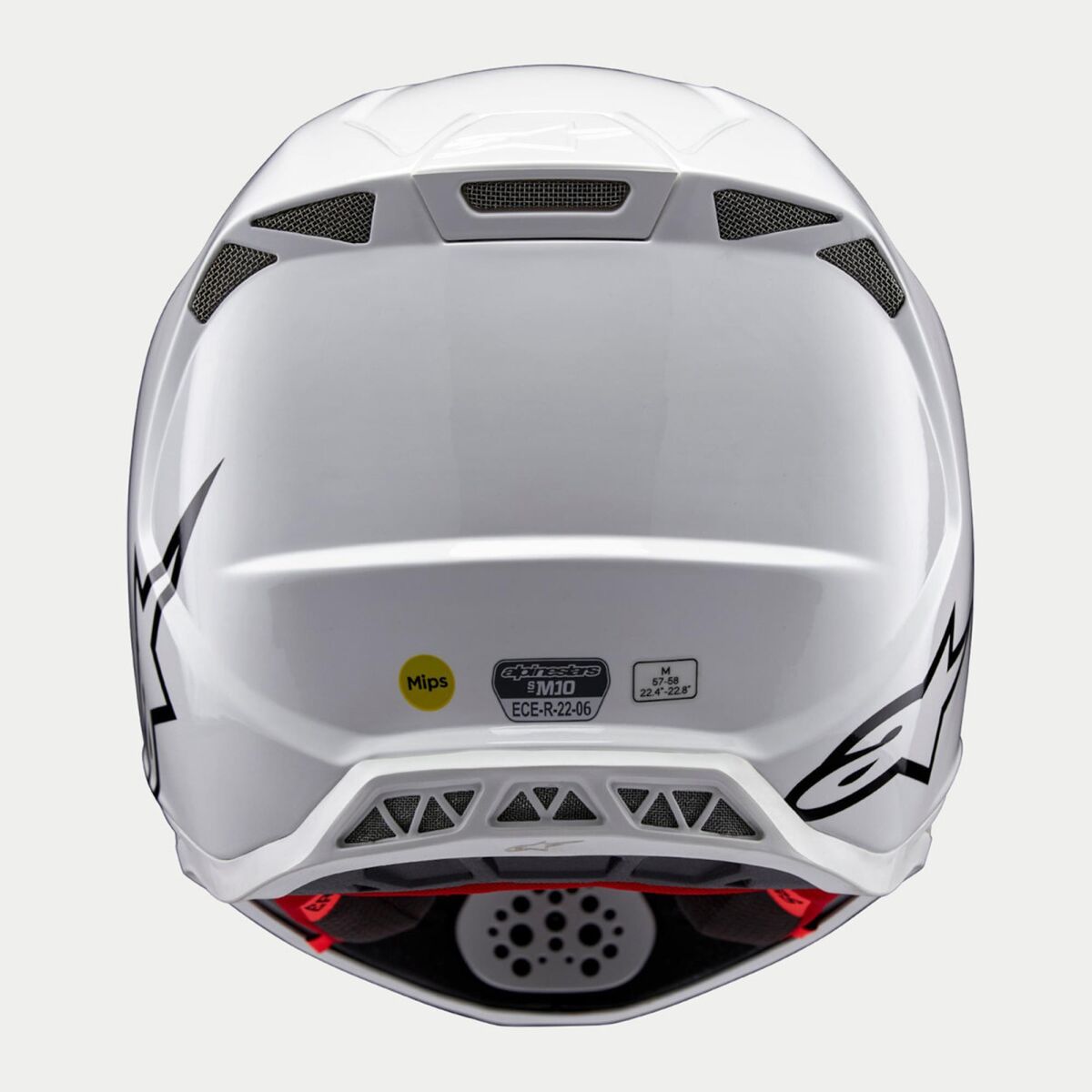 Alpinestars Supertech M10 Off-Road Kaskı Beyaz / Siyah