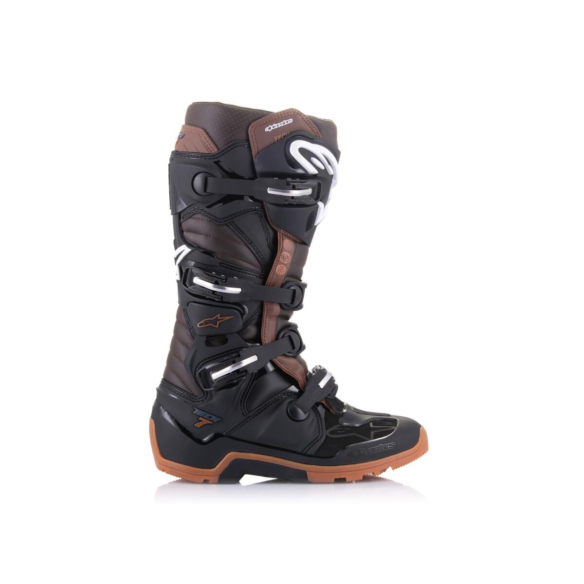 Alpinestars TECH 7 Enduro Motorcycle Boot Black / Kahve