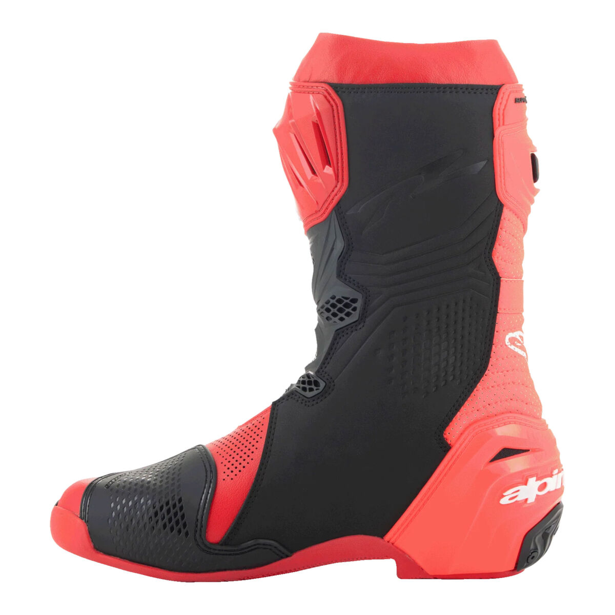 Alpinestars Supertech R Vented Protective Spor Motorcycle Boot Red