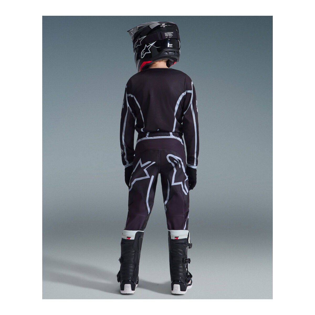 Alpinestars Youth Fluid Apex Youth Kros Motorcycle Pants Black / Grey