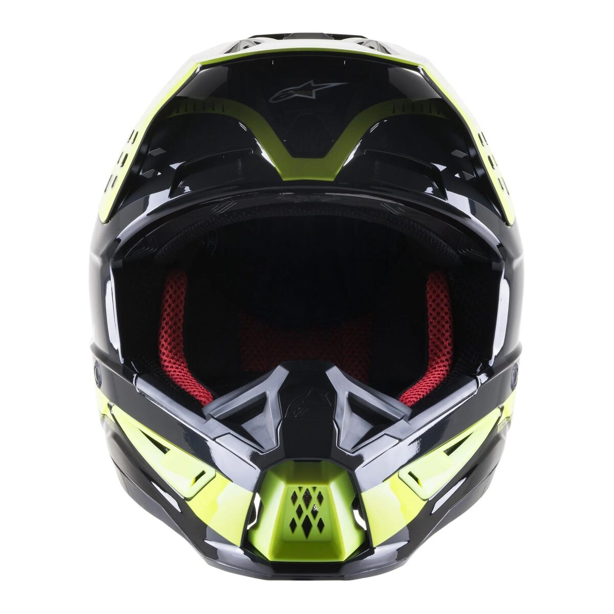 Alpinestars SM5 Action 2 Off-Road Helmet Red / Blue / Yellow