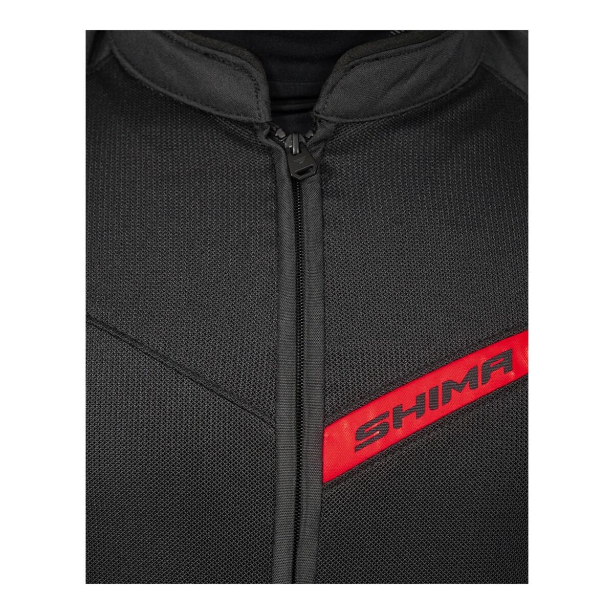 Shima X-Mesh Korumalı Yazlık Motosiklet Montu Siyah / Kırmızı