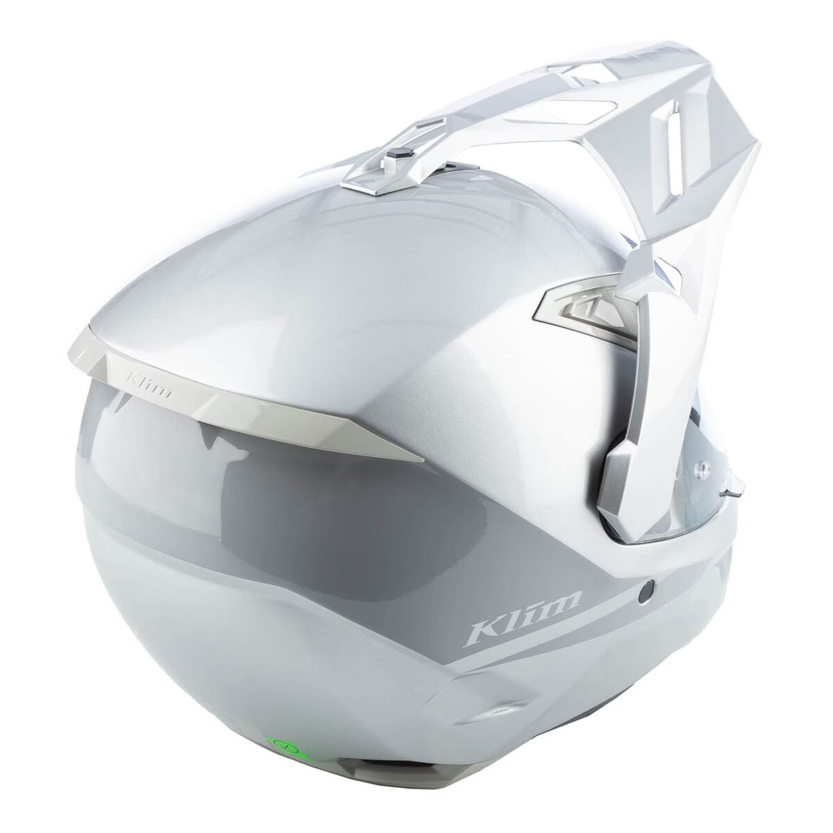 Klim X1 Alpha Carbon Korumalı ADV Motosiklet Kaskı Gümüş / Gri