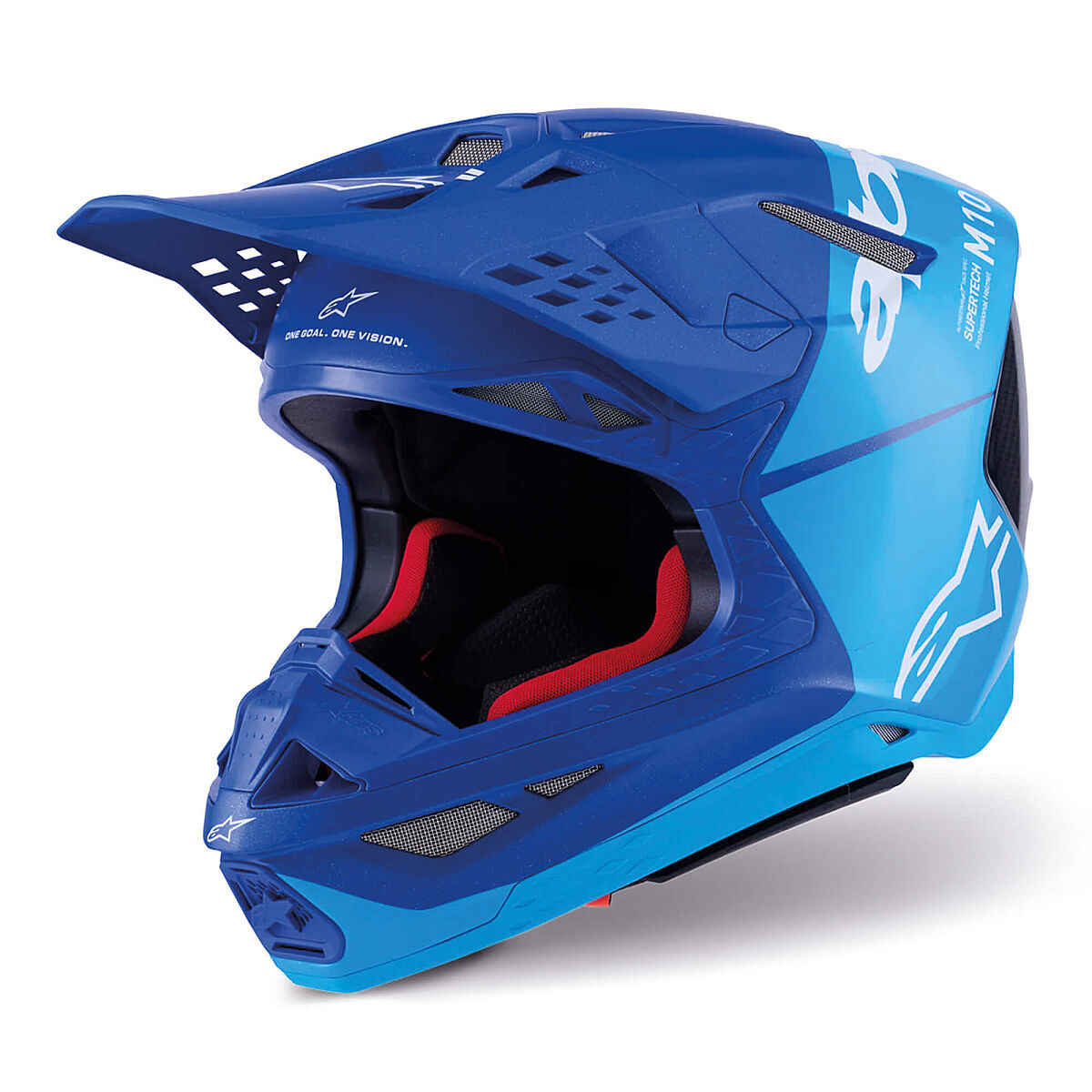 Alpinestars Supertech M10 Flood Off-Road Kaskı Mavi