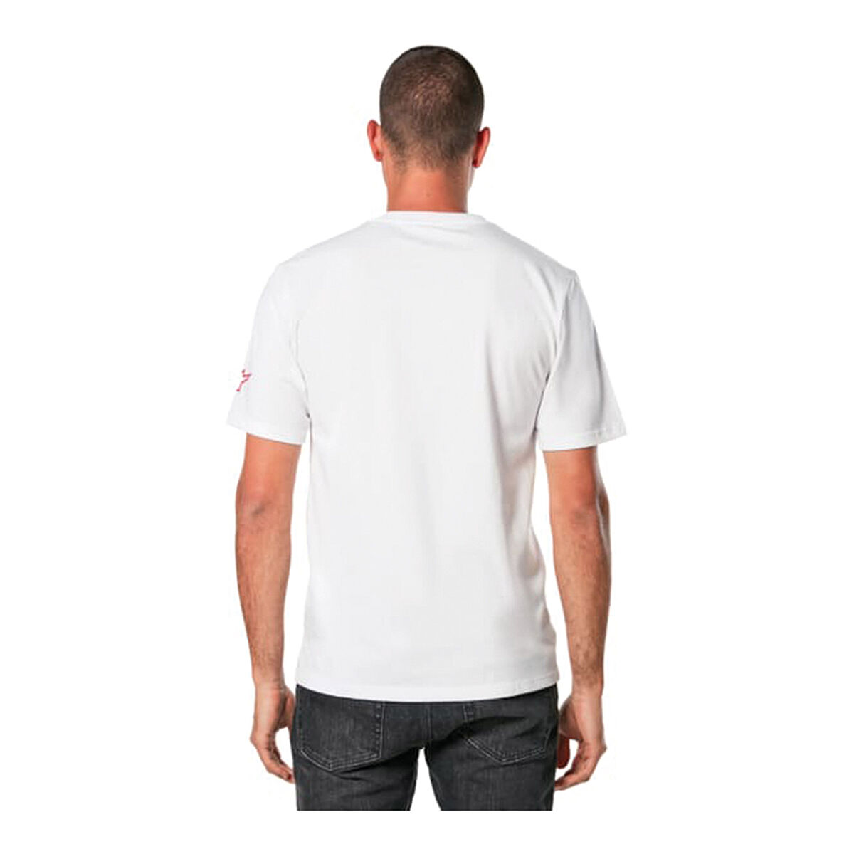 Alpinestars Linear Wormark 2.0 CSF Tişört Beyaz / Kırmızı / Siyah