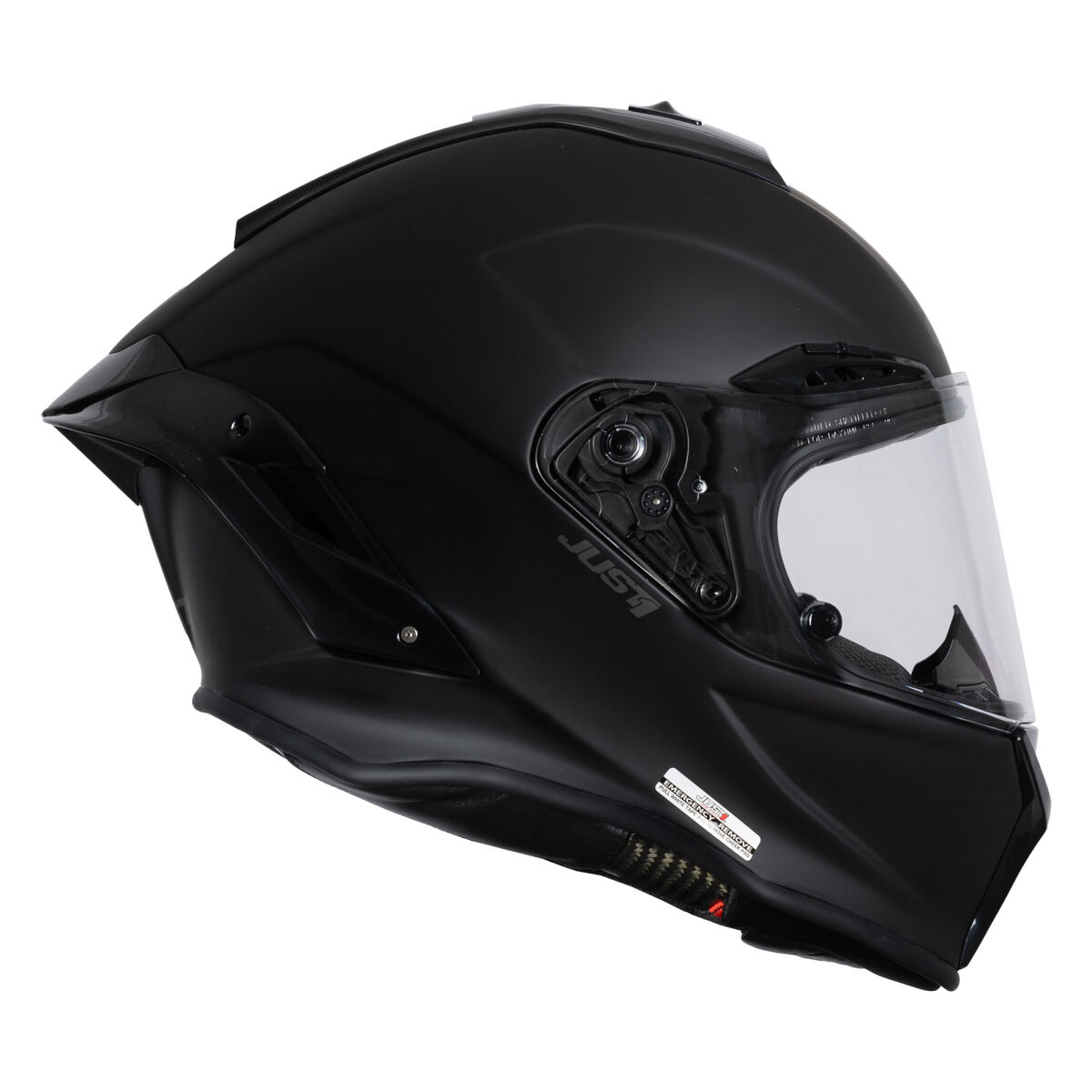 Just1 J-GPR F Kapalı Motosiklet Kaskı Siyah