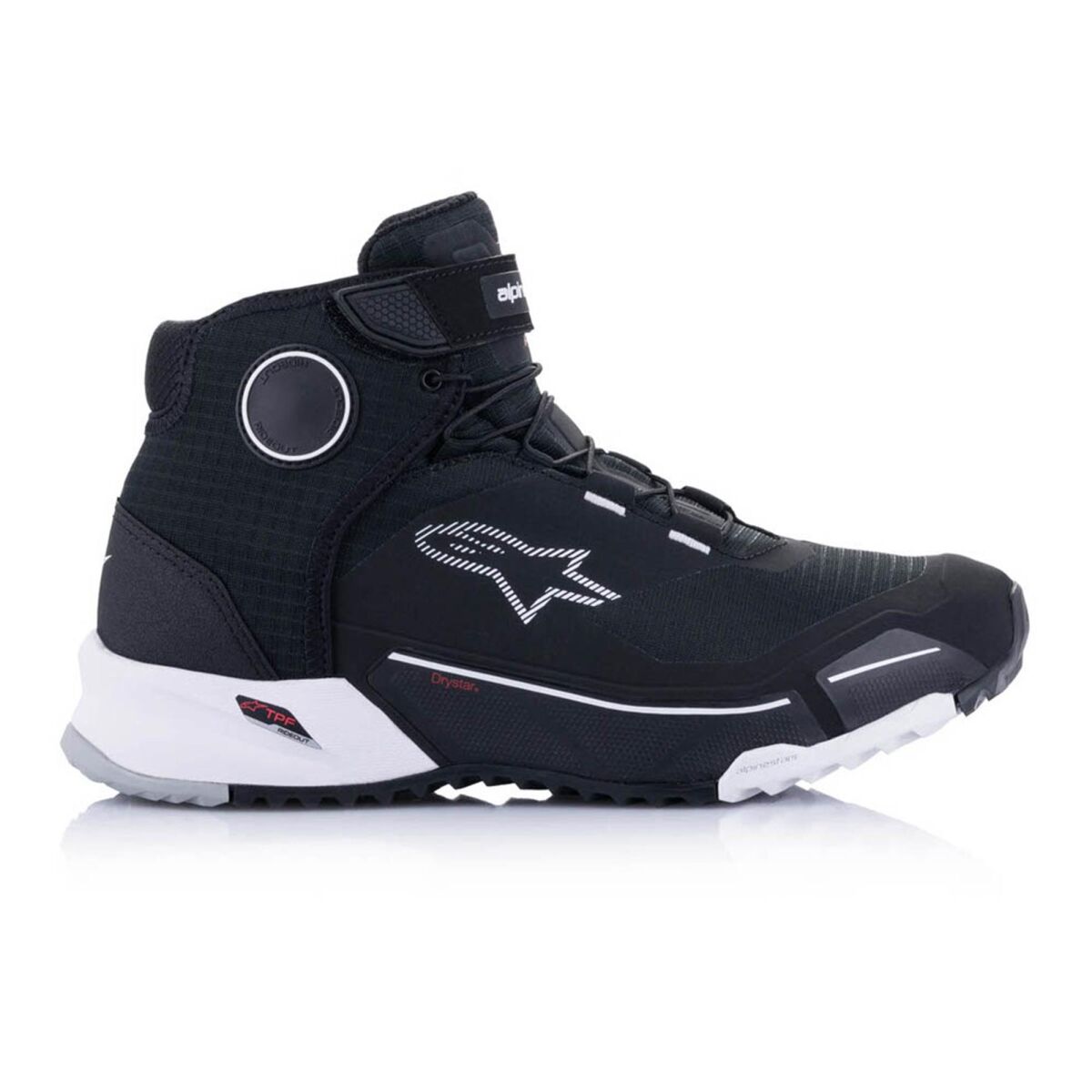 Alpinestars CR-X Drystar Korumalı Motosiklet Botu Siyah / Beyaz