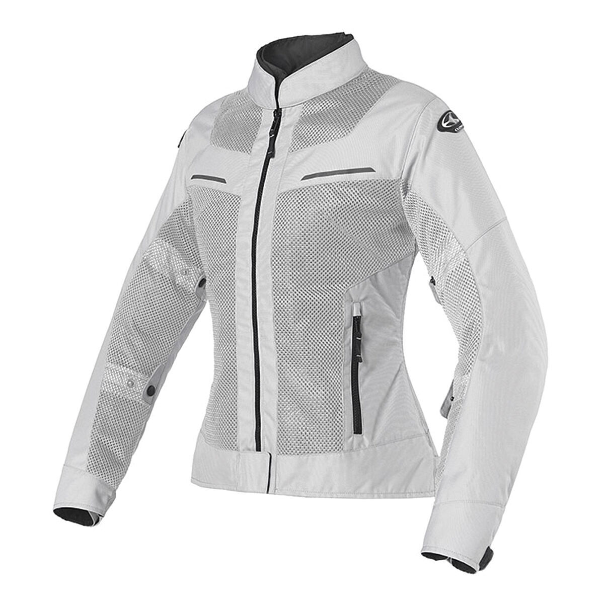 Clover Airtek Lady WP Protective Women Motorcycle Jacket Grey