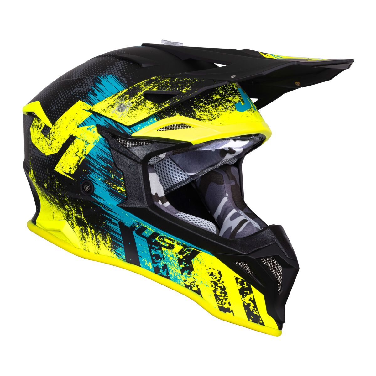 Just1 J39 Storm Off-Road Helmet Black / Yellow / Blue