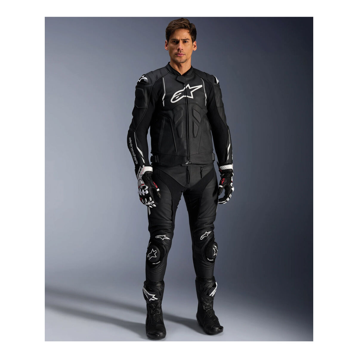 Alpinestars Missile V3 Leather Protective Motorcycle Pants Black