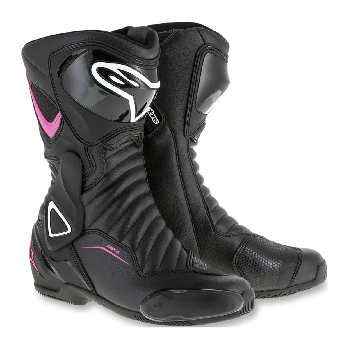 Alpinestars Stella SMX-6 V2 Protective Spor Women Motorcycle Boot Black / FuşYa