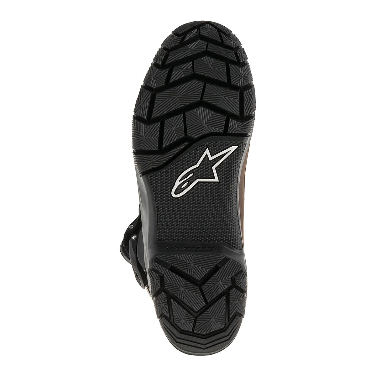 بوت موتورسیکلت Alpinestars Belize Drystar محافظ‌دار قهوه‌ای
