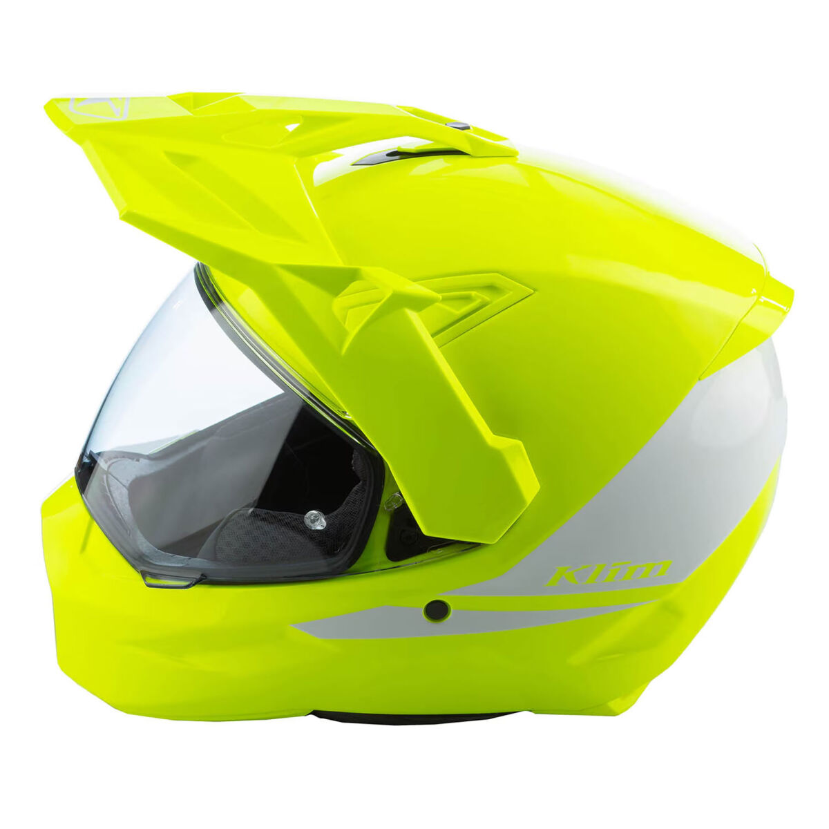 کلاه ایمنی موتورسیکلت Klim X1 Alpha کربن محافظ‌دار ADV زرد / سفید