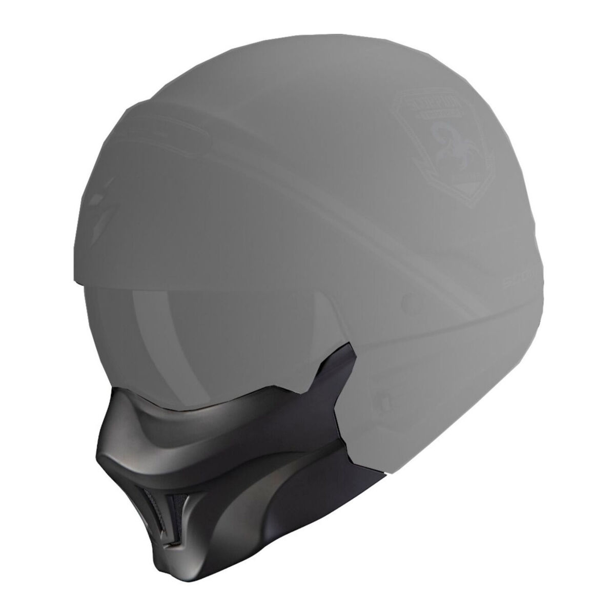 Scorpion EXO COMBAT Evo için Maske Mat Siyah