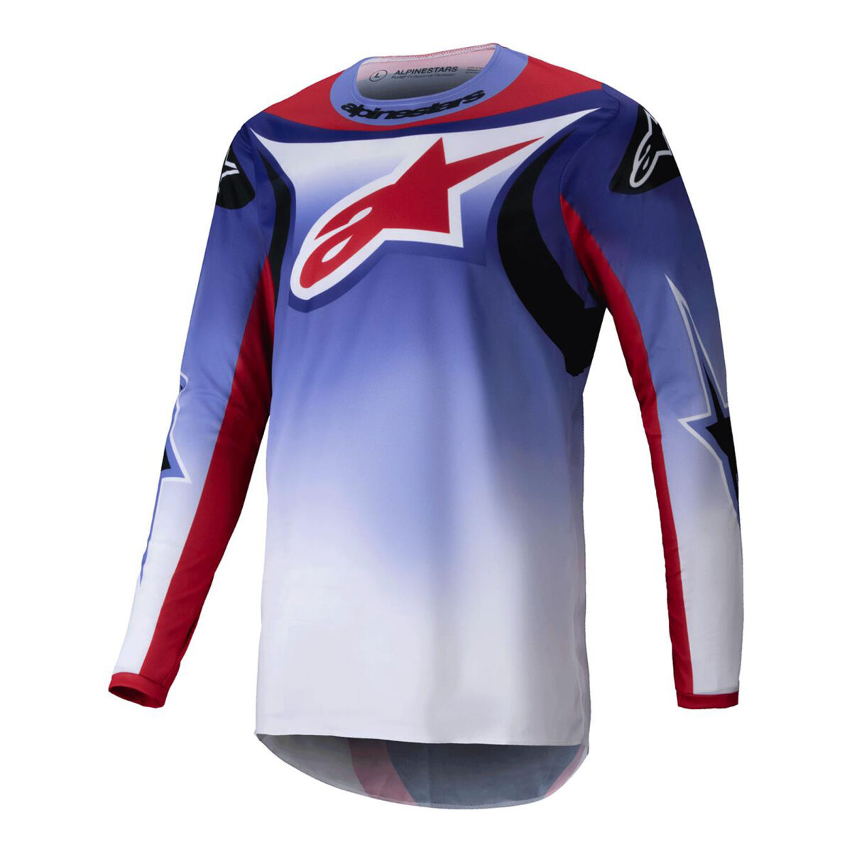 تجهیزات آفرود Alpinestars Fluid Wurx کراس موتورسیکلت جرسی آبی / قرمز