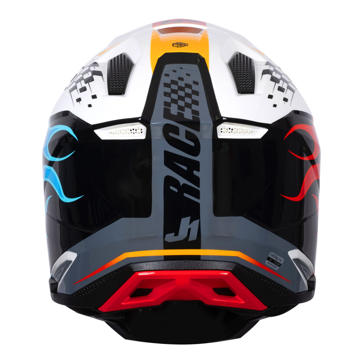 Just1 J40 Sixties Off-Road Helmet Black / White