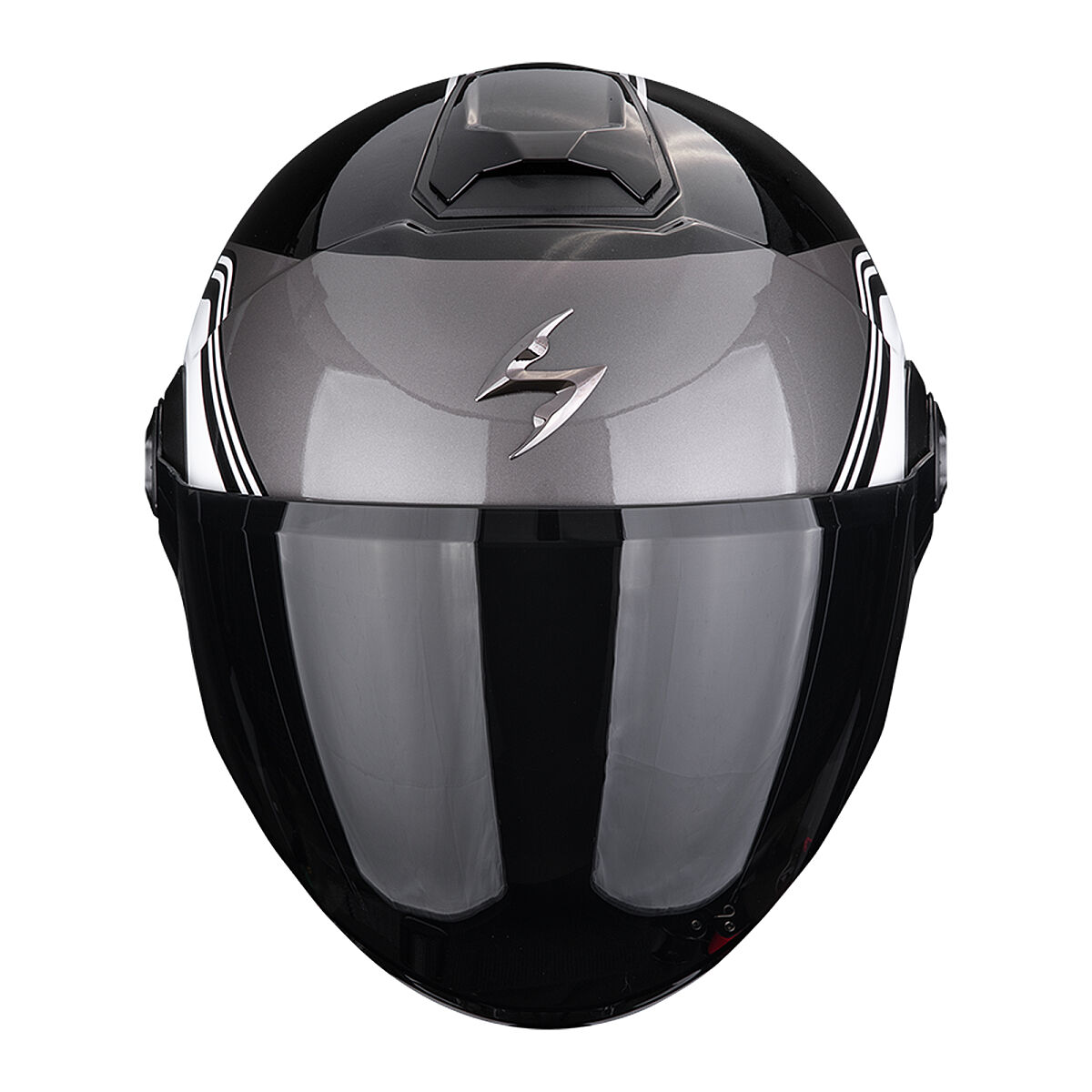Scorpion EXO City 2 Vita Light Motorcycle Helmet Metalik Black / White
