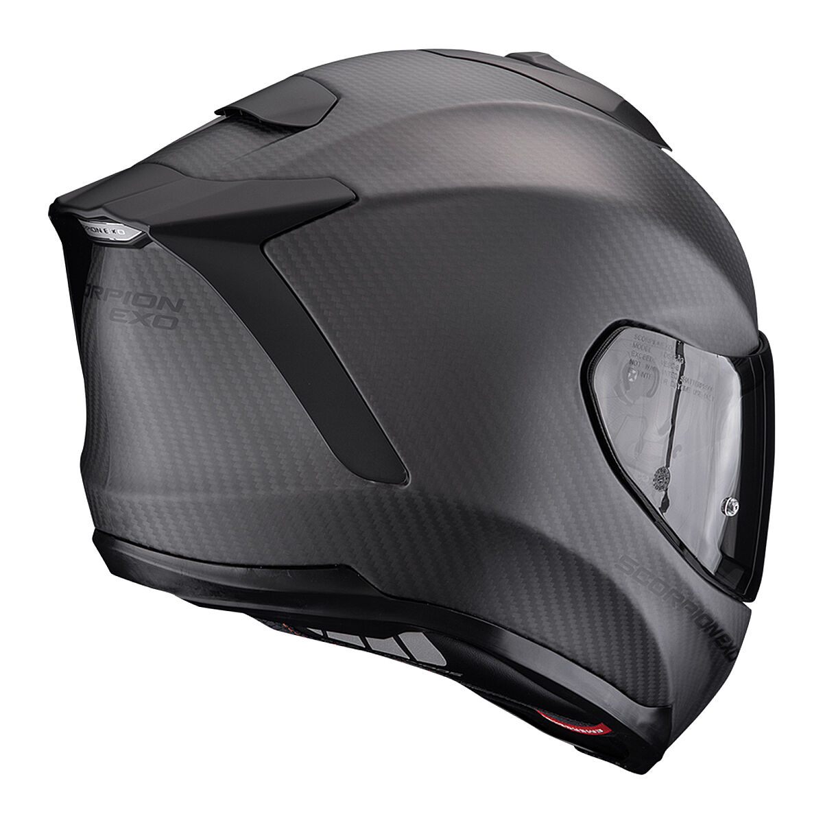 کلاه ایمنی موتورسیکلت Scorpion EXO-1500 Air کربن تمام‌صورت مات مشکی