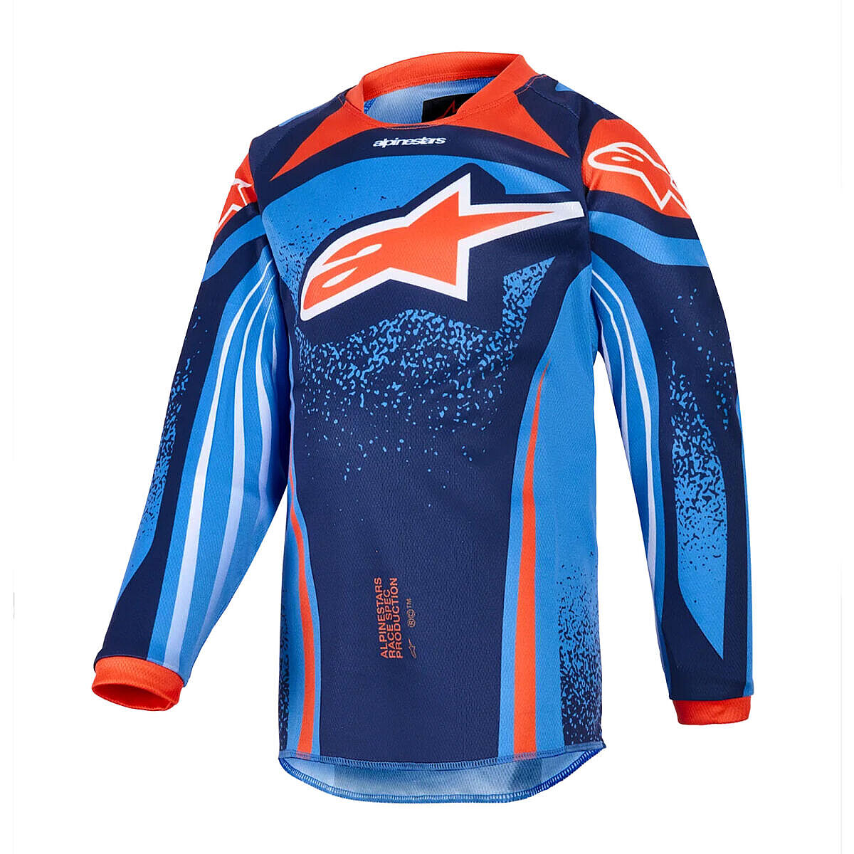 Alpinestars Kid Racer Nomur Kids Off-Road Motorcycle Jerseyi Yellow / Blue