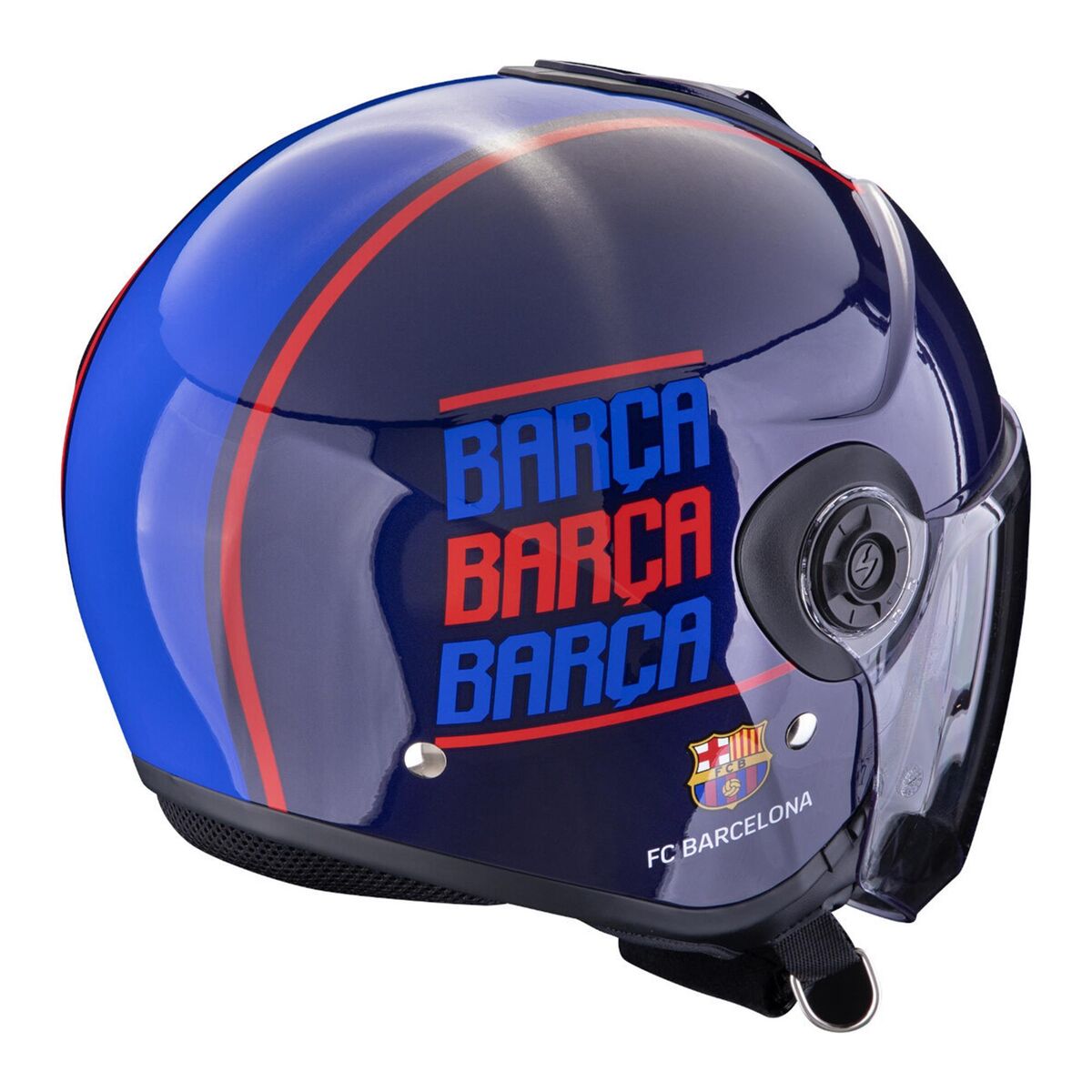 Scorpion EXO City 2 FC Barcelona Light Motorcycle Helmet Blue
