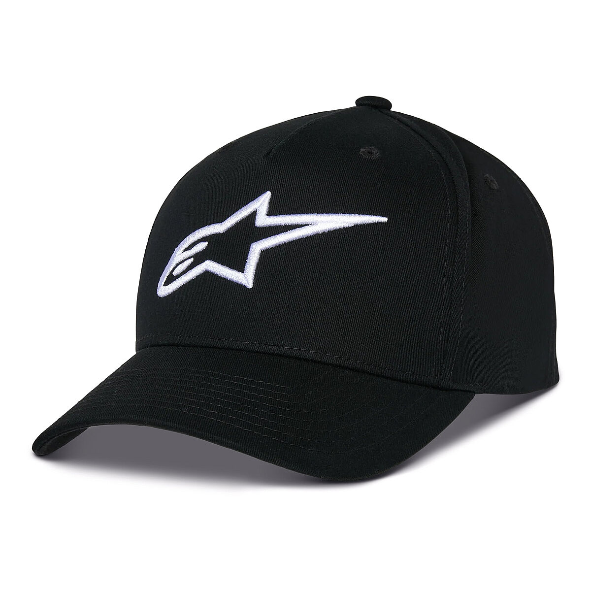 پوشاک روزمره موتور Alpinestars Ageless Snapback کلاه کپ مشکی / سفید