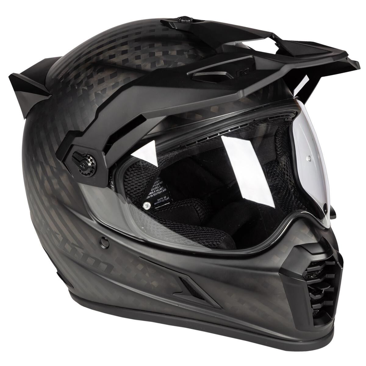 Klim Krios Pro Carbon Adv Motorcycle Helmet Matte Black