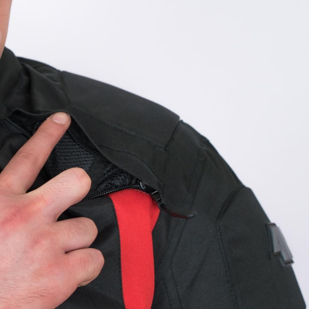 4Riders Gama CE Sertifikalı Protective Motorcycle Jacket Red