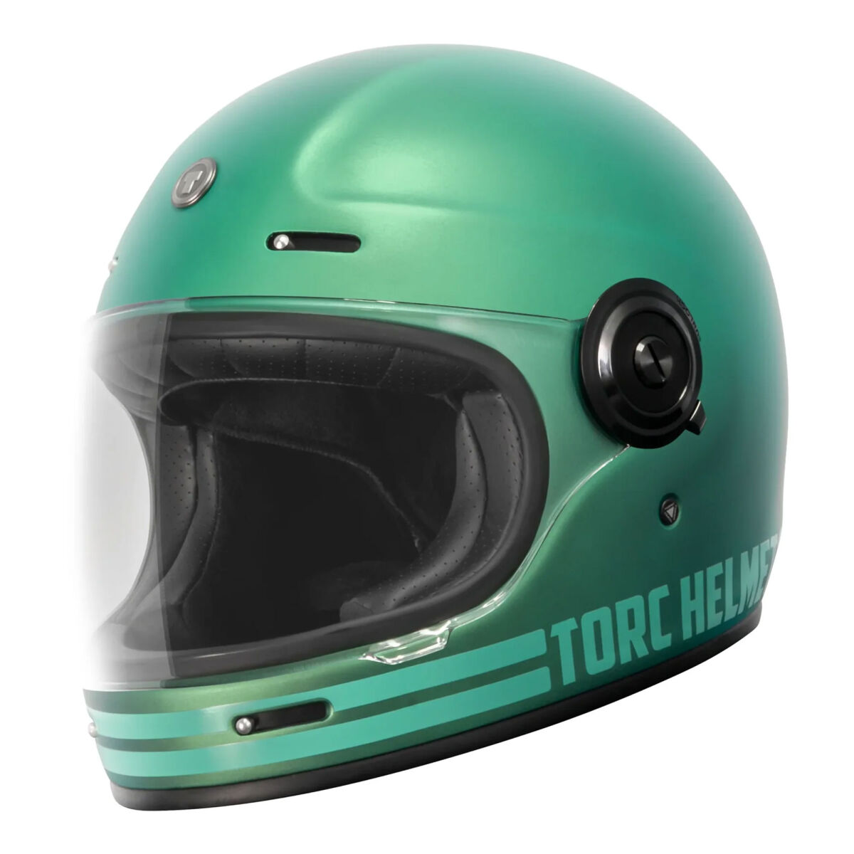 Torc T-1 Newport Cali Iridecent Kapalı Motosiklet Kaskı Turkuaz