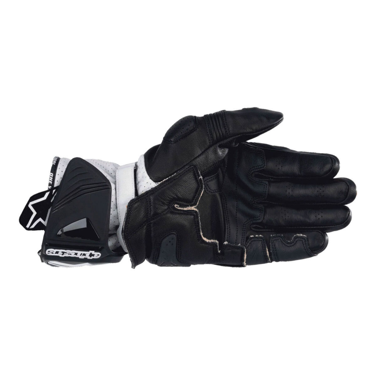 Alpinestars GP Pro R4 Korumalı Motosiklet Eldiveni Siyah / Kırmızı / Beyaz