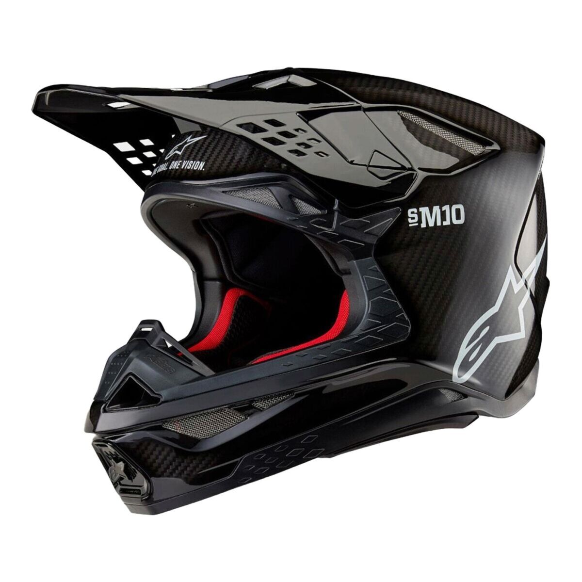 کلاه ایمنی موتورسیکلت Alpinestars Supertech M10 FIM آفرود کلاه ایمنی مشکی