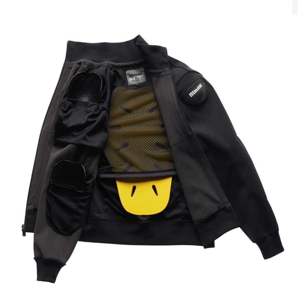 Blauer Easy Man Pro Korumalı Motosiklet Montu Siyah