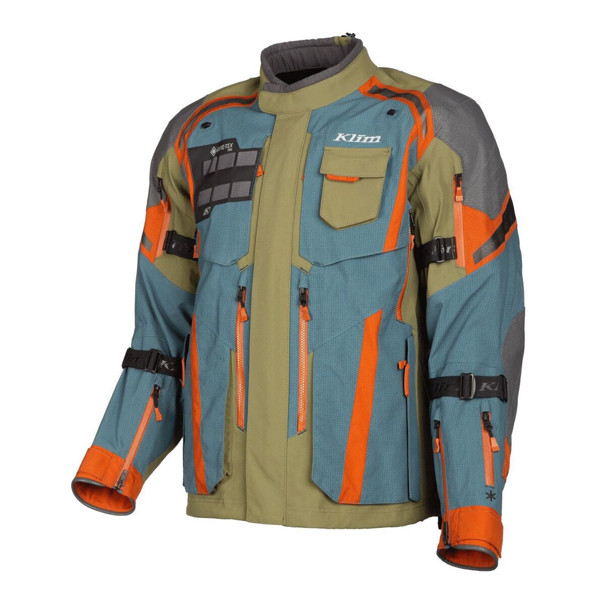 Klim Badlands PRO A3 Gore-Tex Protective Motorcycle Jacket Blue / Grey