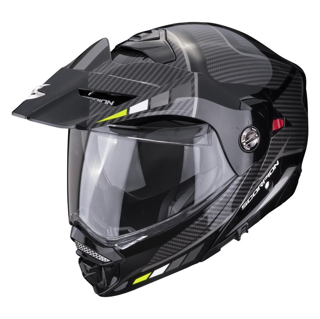 Scorpion ADX-2 Kamps Adv Motosiklet Kaskı Gri / Kırmızı