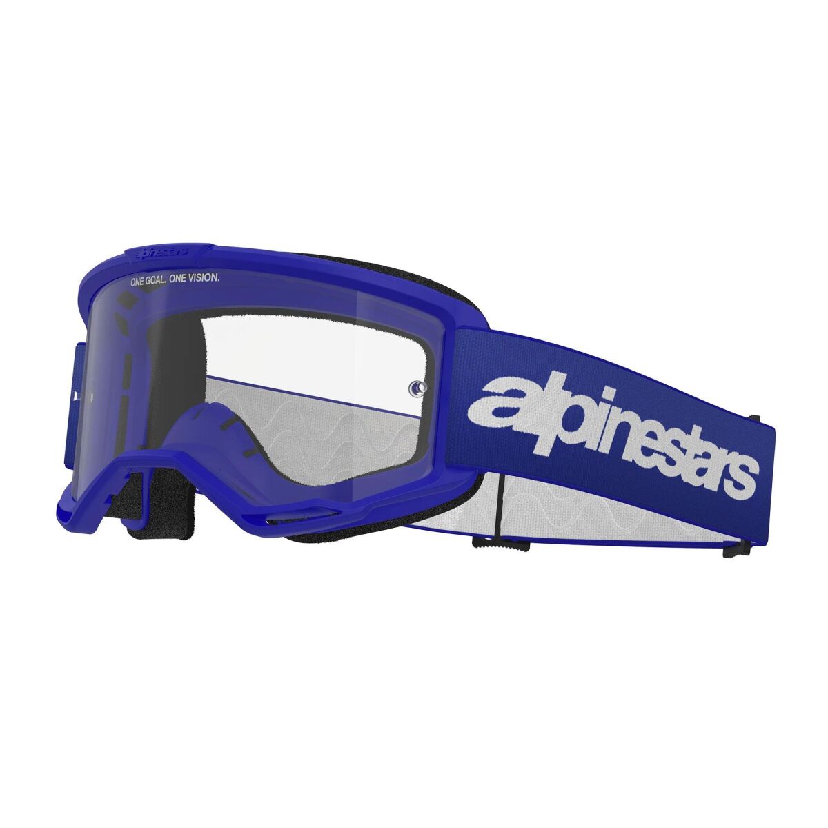 Alpinestars Vision 3 Wordmark Goggle Motocross Goggles Blue